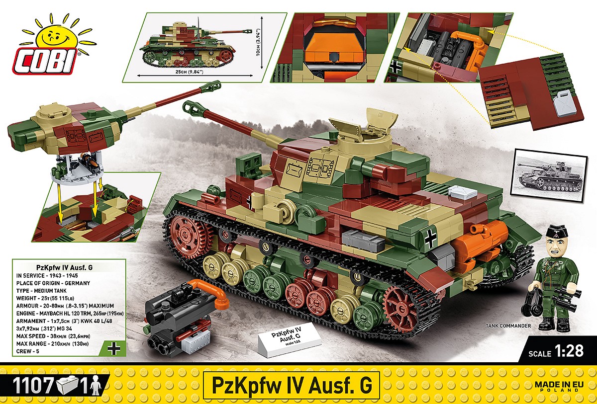 COBI 2592 PANZER IV Ausf. G EUR 79,00 - DE